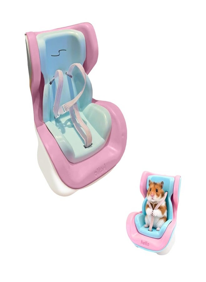 DONGKER Hamsters Car Seat,Adjustable Leash Gerbils Car Vent Holder Includes Vent Clip & Magnetic Base for Hamsters Guinea Pigs Mice Small Animals - Image 1